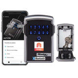 Master Lock Caja fuerte para Llaves [BLUETOOTH] [Montaje mural] - 5441EURD - Caja de seguridad Negro