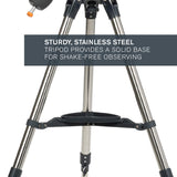 Celestron 31051 AstroMaster 130EQ, Telescopio Reflector newtoniano con accionamiento por Motor, Azul Oscuro