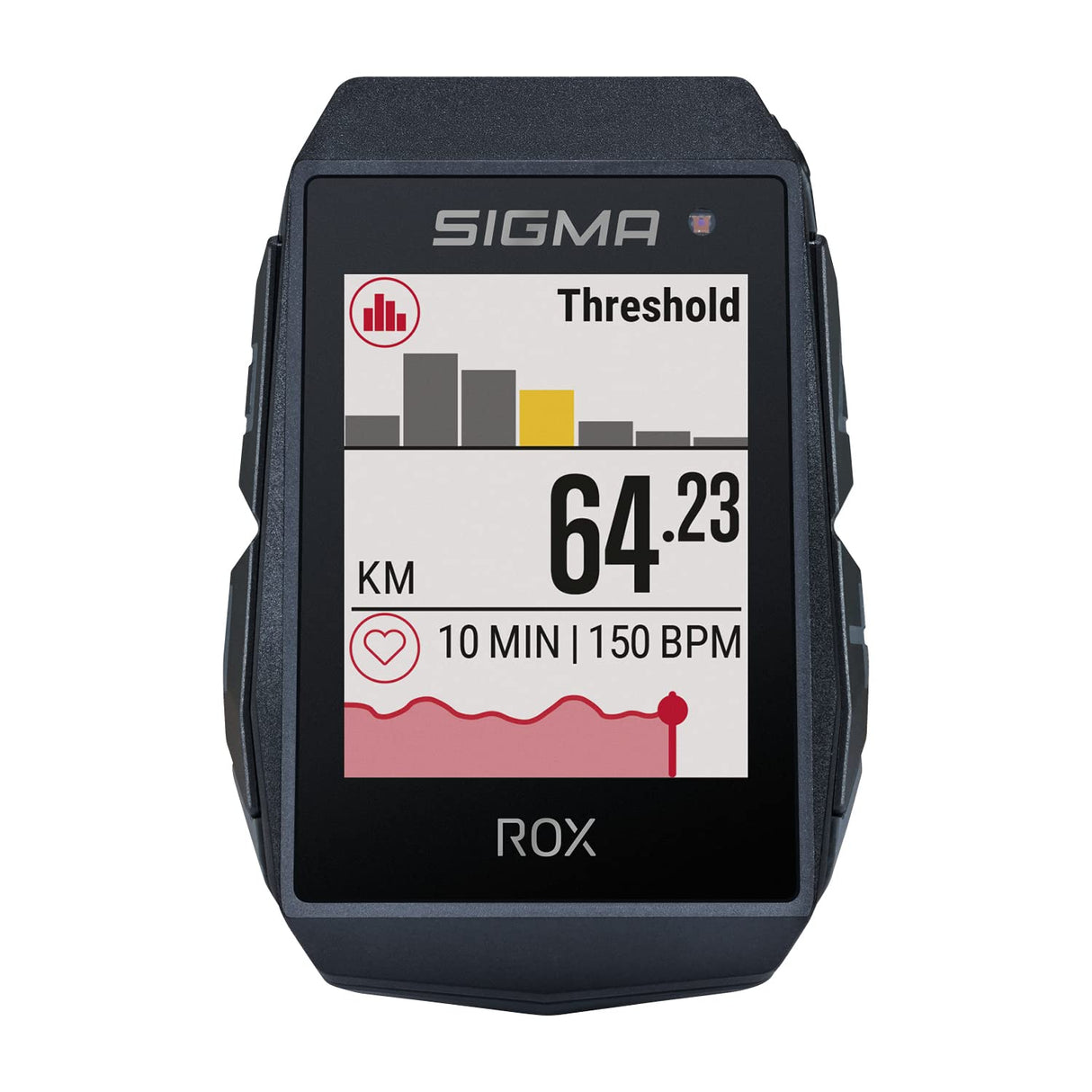 Sigma ROX 11.1 EVO Negro | Ciclocomputador GPS con 150 Funciones | Compatible con E-Bike I Ciclocomputador inalámbrico con Pantalla de 1,77" I Velocímetro GPS con medición de altitud