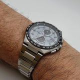 Citizen Reloj Cronógrafo para Hombres de Cuarzo con Correa en Titanio AT8234-85A