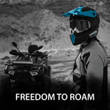 Cardo PACKTALK Edge Vehículos Todoterreno, Moto de Nieve, Lado x Lado, comunicación ATV para Cada Terreno (dúo)