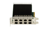 Kalea-INFORMATIQUE 8 Puertos LAN Gigabit Ethernet en Ranura PCIe x4 con Conectores 10/100/1000 RJ45 con chipset Intel I350 Tarjeta controladora de Red PCI Express