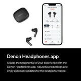 Denon AH-C840NCW - Auriculares intrauditivos inalámbricos Bluooth con cancelación Activa de Ruido, Resistentes al Agua, Llamada cristalina, Color Blanco