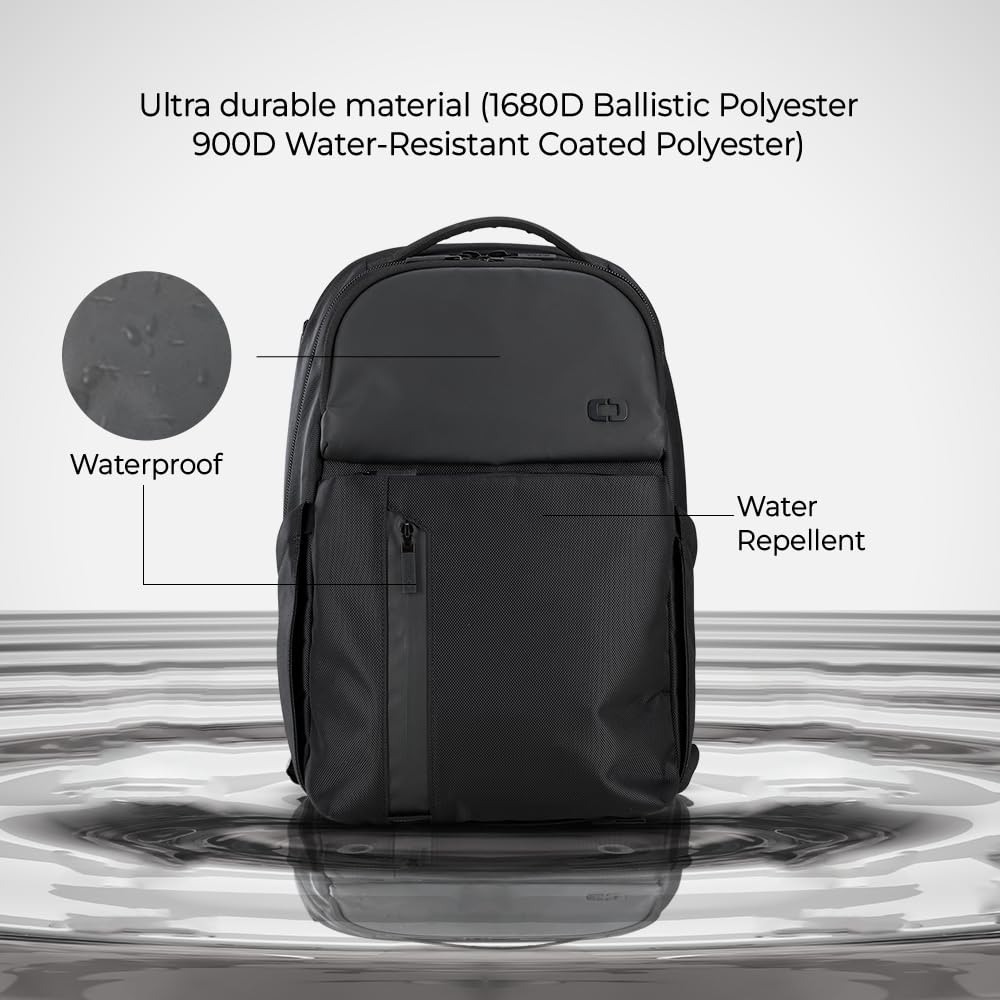 OGIO Callaway Mochila unisex Pace Pro de 20 L, color negro, Black, 20 Long