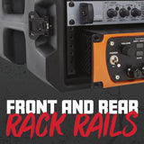 Gator Cases Pro Series Caja para Rack 6U Moldeada Rotacionalmente con Profundidad Estándar de 19"; Hecho en USA (G-PRO-6U-19)