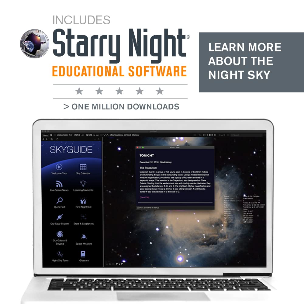 Celestron Telescopio StarSense Explorer LT 114AZ StarSense Explorer™ LT 114AZ Smartphone App-Enabled Newtonian Reflector Telescope