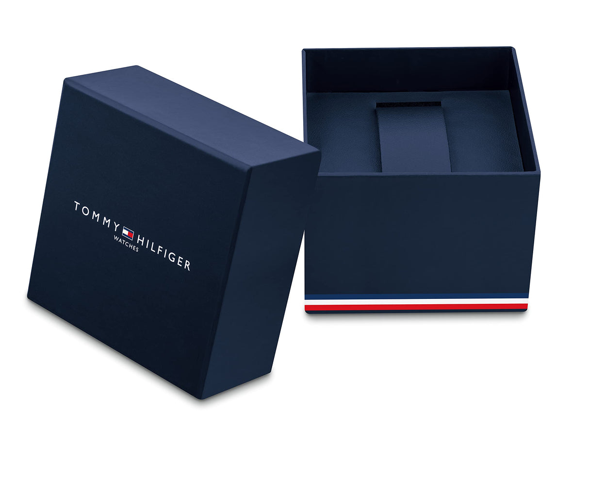 Tommy Hilfiger Reloj Analógico de Cuarzo Multifunción para Mujer con Correa de Acero Inoxidable Plateada - 1782657