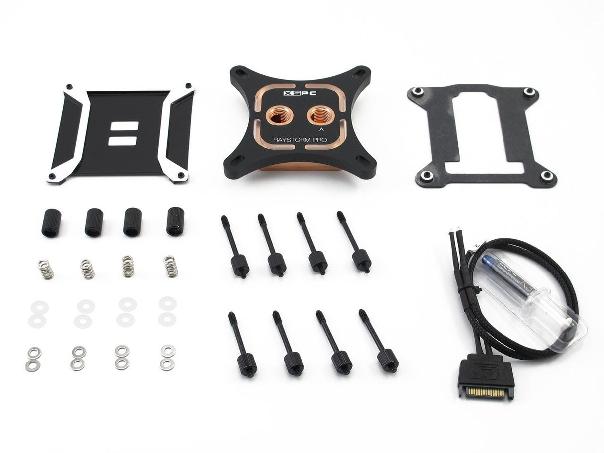 XSPC Compatible con Raystorm Pro CPU-Kühler für Intel - Kupfer, Schwarz