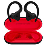 Monster DNA Fit - Auriculares inalámbricos con Arco - Auriculares Bluetooth intraurales - Reductores de Ruido - Resistentes al Agua - Ergonómicos - Negro