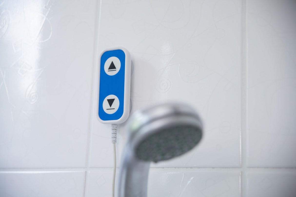Bawatuli - Elevador de toallas de baño para personas mayores (56 x 30 x 11 cm), color blanco
