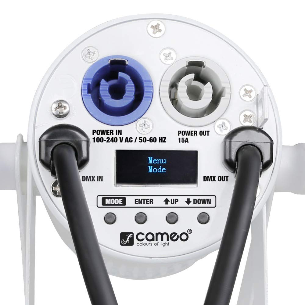 Cameo Q-SPOT 15 RGBW WH - Foco compacto con LED RGBW de 15 W y carcasa blanco