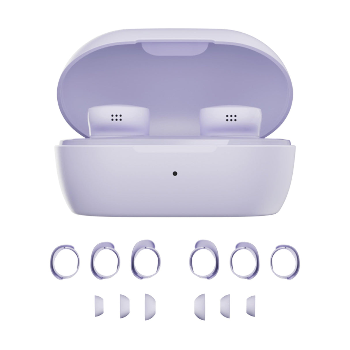 Bose QuietComfort Earbuds True Wireless, Auriculares con Bluetooth con cancelación de Ruido Activa y micrófono, Tecnología Deep Bass y clasificación IPX4, hasta 8,5 Horas de autonomía, Lila Claro