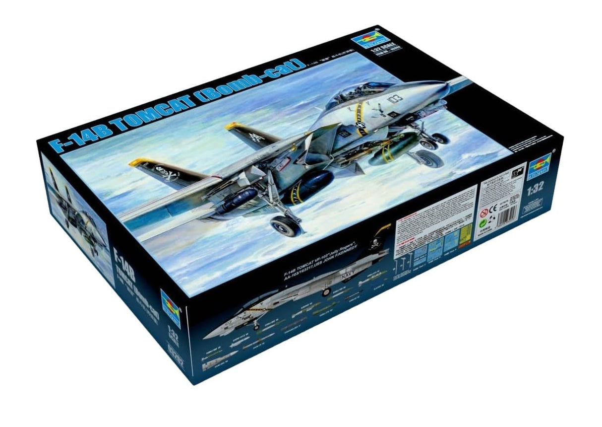 Trumpeter 03202 F14B Tomcat - Caza a escala [Importado de Alemania] , color/modelo surtido