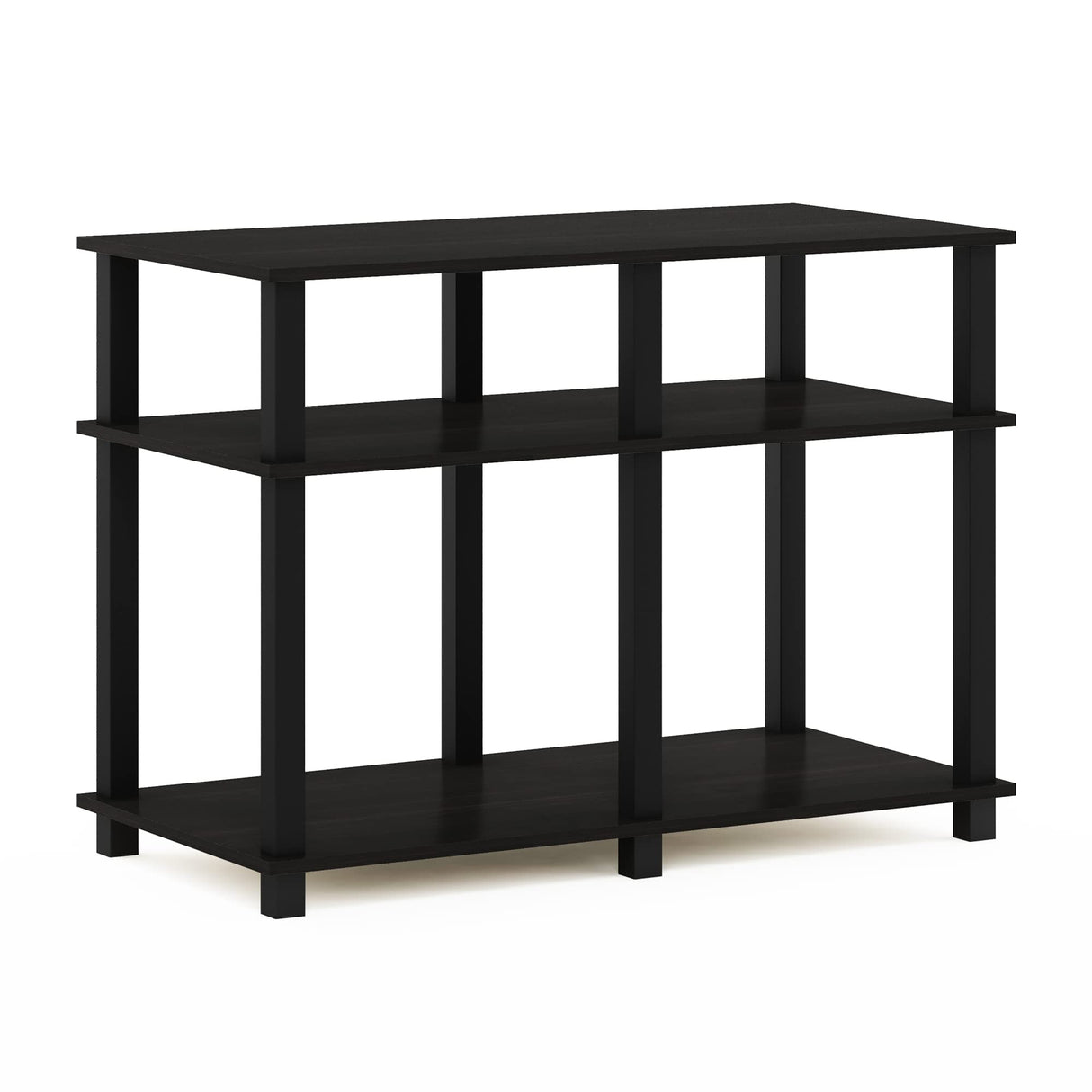 Furinno Romain Turn-N-Tube Soporte de TV para Televisores de hasta 40 Pulgadas, Espresso/Negro