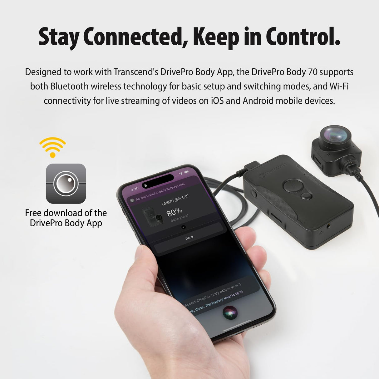 Transcend DrivePro Body 70 64GB
