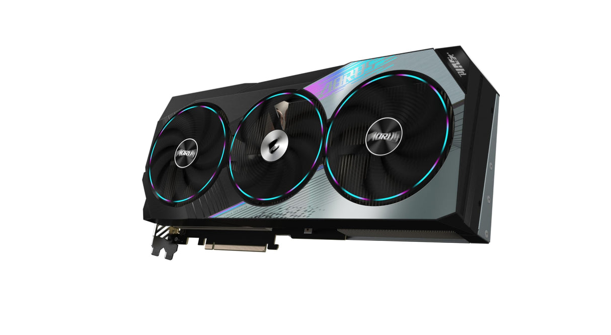 Gigabyte GeForce RTX 4080 Super Aorus Master - (núcleo de 2625 MHz, 16 GB GDDR6X 23000 MHz 256 bits, PCI-E 4.0, 3 DP 1.4, 1 HDMI 2.1a, NVIDIA DLSS 3.5, GV-N408SAORUS M-16GD)