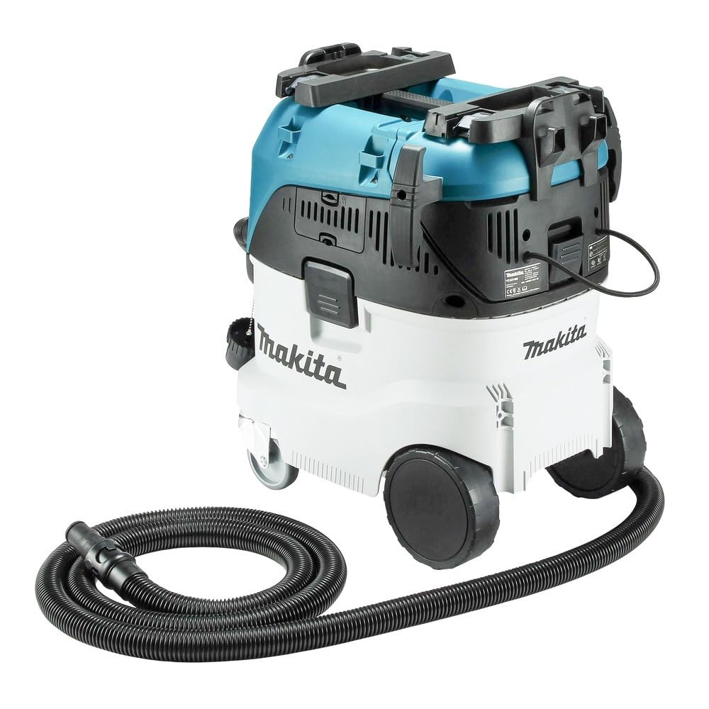 Makita Aspirador 45L 1.400W VC4210LX, Color: Azul, Negro y Blanco