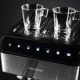 Cecotec Cafetera Semiautomatica Power Instant-ccino 20 Touch Serie Nera. 1350 W, 20 Bares de Presión, Tanque de Leche de 500ml, Control Táctil, Depósito de 1,4 Litros, Acabados Acero Inox