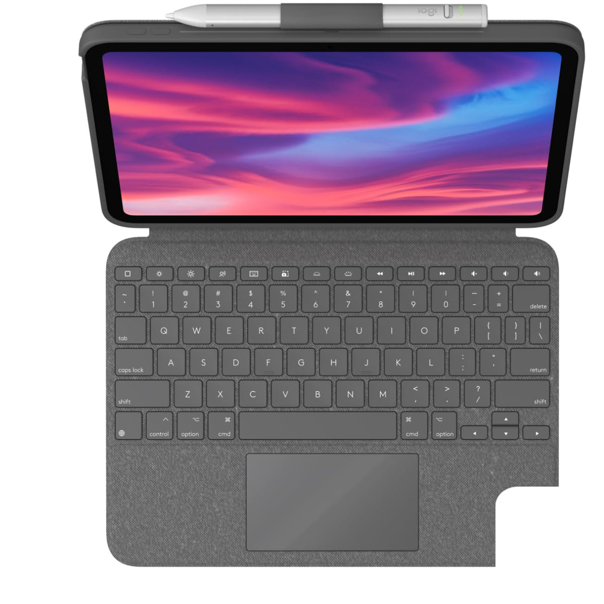 Logitech Combo Touch Funda con Teclado Extraíble para iPad 10.ª Generación, German Layout