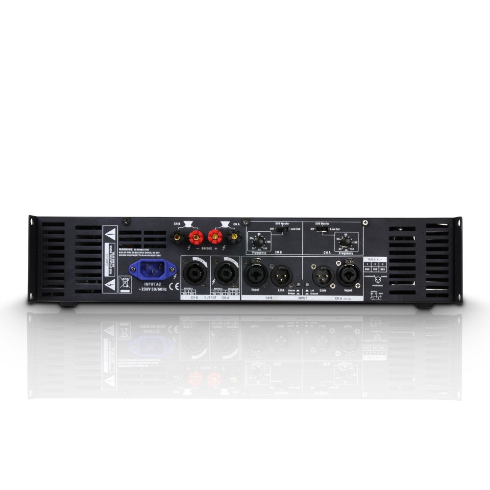 LD Systems DEEP2 2400 X - Amplificador de PA 2 x 1200 W 2 Ohmios