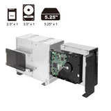 Silverstone RM42-502, Chasis de Servidor de Montaje en Rack de 4U, 240mm AIO, USB Tipo-C, Cerradura Kensington, SST-RM42-502B