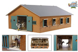 Kids Globe PAARDENSTAL MET 7 BOXEN - VARI