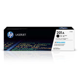 HP 201A CF400A, Negro, Cartucho Tóner Original, de 1.420 páginas, para impresoras HP Color LaserJet Pro serie 252, 274 y 277