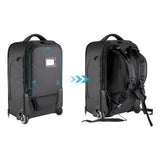 Neewer – Mochila Convertible en Maleta de Ruedas para cámaras SLR/DSLR y Accesorios (NW3300), Negro