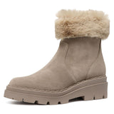 Geox D Felleny G, Bota de Tobillo Mujer, Taupe Beige, 37 EU