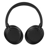 JVC Auriculares Inalámbricos Bluetooth | 50 Horas de Batería | Bluetooth 5.3 | Auriculares Cancelación de Ruido con Micrófono Integrado | 3 Modos de Sonido | Conexión Multipunto (Negro) - HA-Z76N