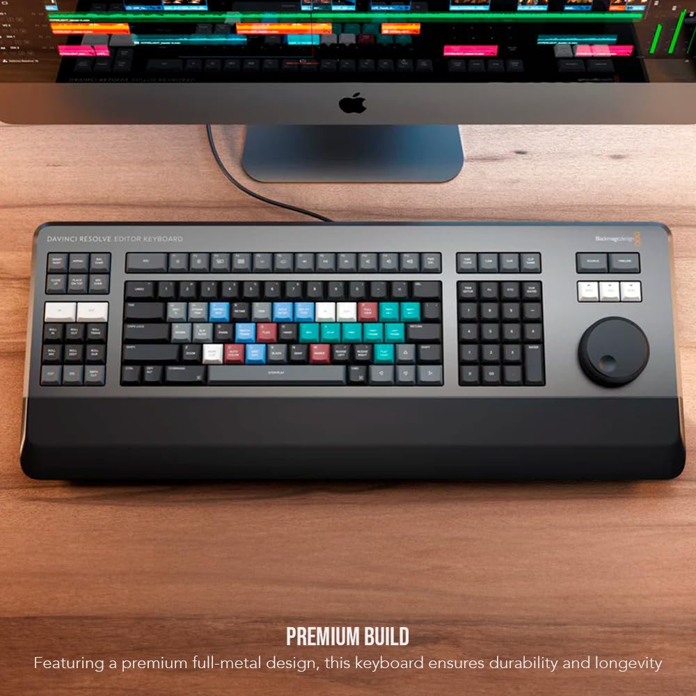 Blackmagic Design Davinci Resolve Editor Keyboard + Software Lizenz (BM-DV/Res/BBPNLMLEKB-LIC)