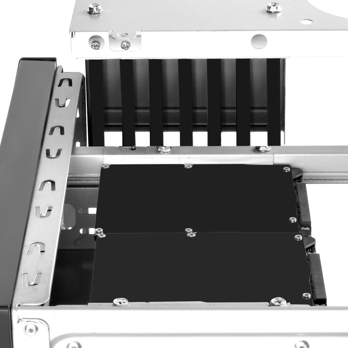 SilverStone SST-SG12B - Carcasa de ordenador cubo Sugo Micro ATX, negro