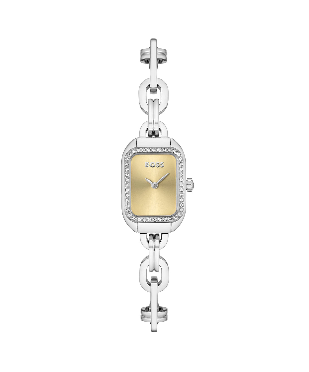 BOSS Reloj Analógico de Cuarzo para Mujer Colección Hailey con Correa de Acero Inoxidable Plateada - 1502656
