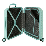Pepe Jeans Chest Maleta de cabina azul 40x55x20 cms Rígida ABS Cierre TSA integrado 37L 3,22 kgs 7 Ruedas dobles Equipaje de Mano