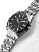 Citizen Reloj Analógico para Hombre de Cuarzo con Correa en Acero Inoxidable BM7108-81E