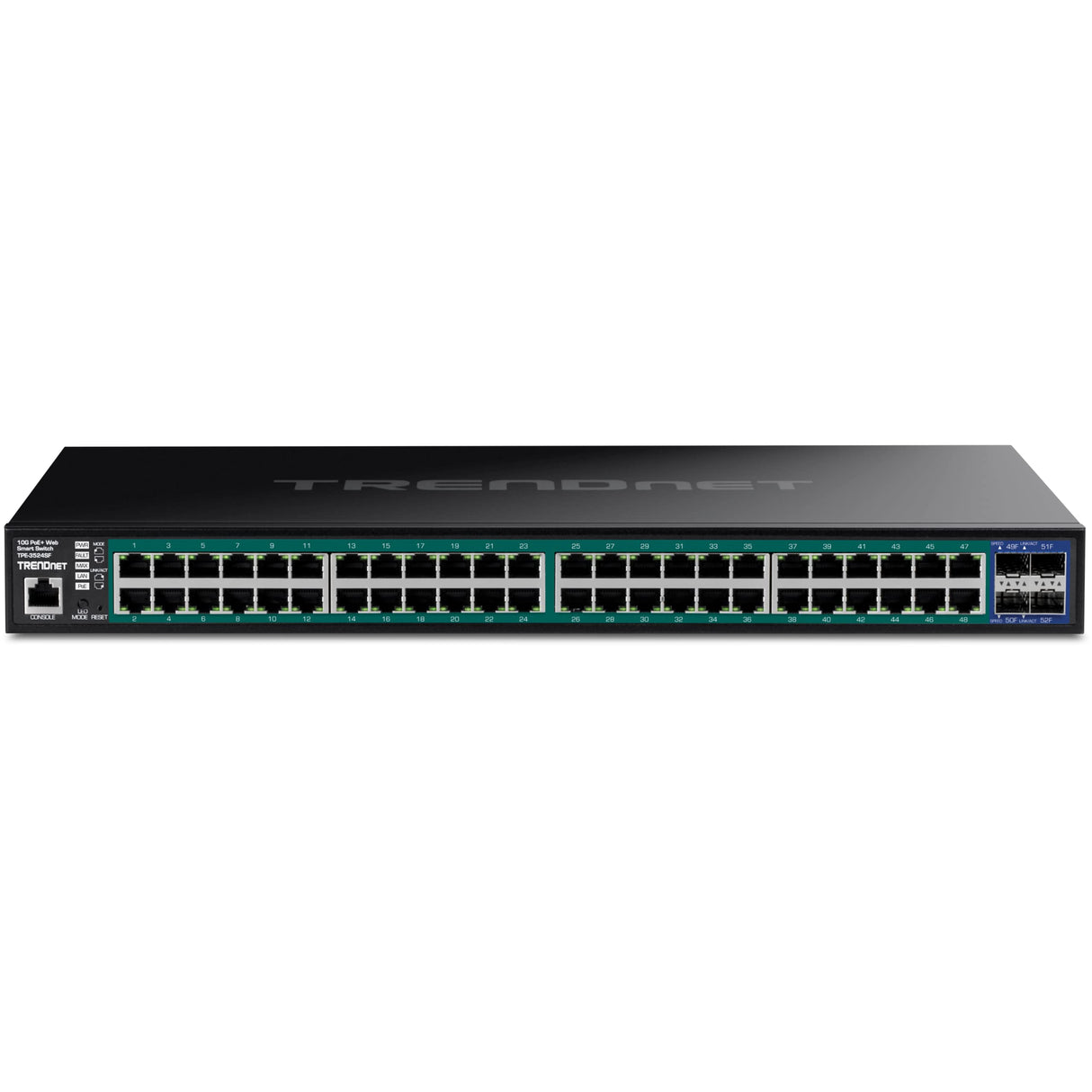 TrenDNET – Accesorios de 52 Puertos GIGA Web Smart 740 W PoE+ 10 G SFP+ Slots