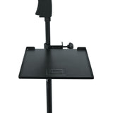 Gator Frameworks (GFW-SHELF0909) - Soporte de micrófono con abrazadera de 9 x 9 pulgadas, área de superficie con capacidad de peso de 10 libras