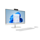 HP 27-ct2003ss - Ordenador de 27" Full HD con Cámara, Teclado y Ratón Inalámbricos (AMD Ryzen AI 7 350, 32GB RAM, 1TB SSD, AMD Radeon Graphics, Windows 11) Blanco - Teclado QWERTY Español