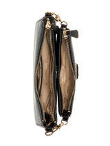 GUESS Noelle Double Pouch Crossbody, Bag Women, Negro, One Size