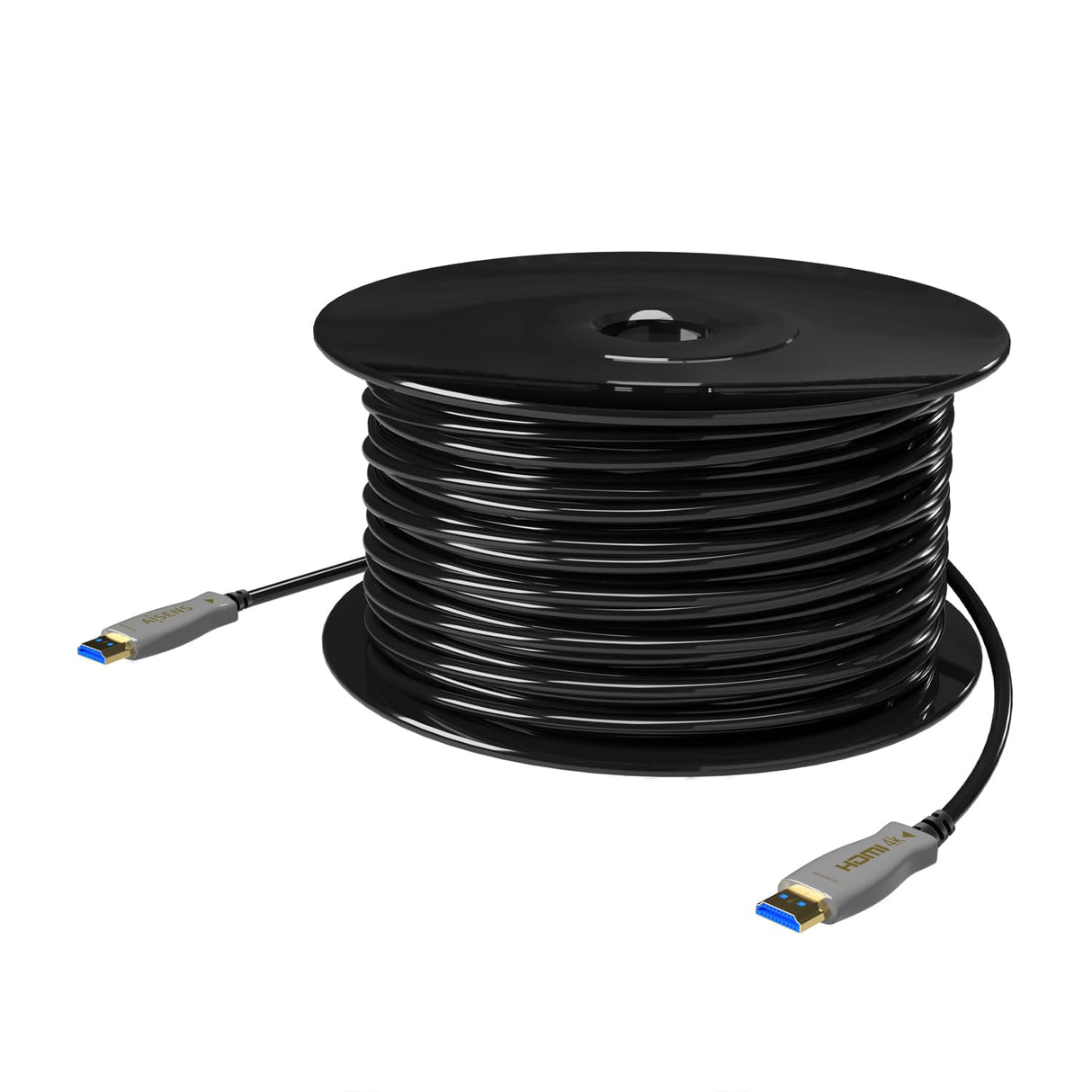 AISENS - A148-0697 - Cable HDMI V2.0 Aoc Premium Alta Velocidad/Hec 4K@60Hz 4:4:4 18Gbps, A/M-A/M, Negro, 70M