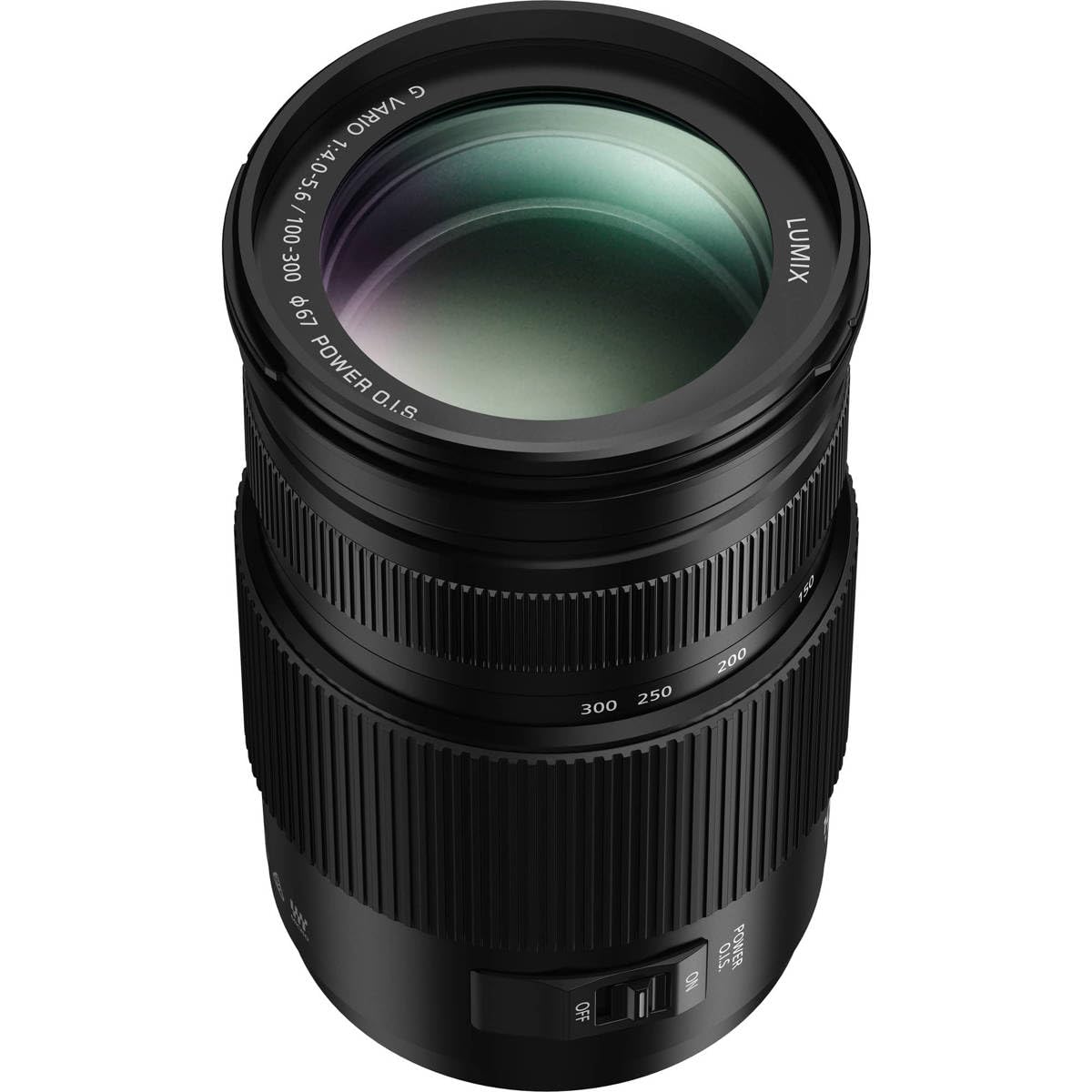 Panasonic LUMIX G II - Lente Vario, 100-300 mm, Micro Cuatro tercios, sin Espejo, Power O.I.S, H-FSA100300 (Negro de Estados Unidos)