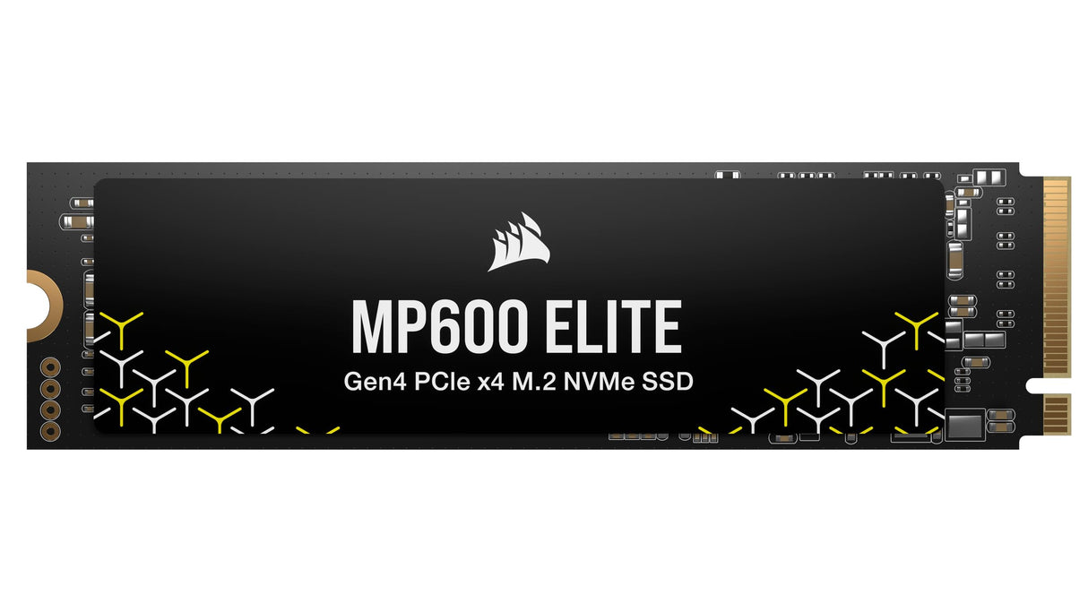 Corsair MP600 Elite SSD NVMe M.2 PCIe Gen4 x4 de 2 TB - M.2 2280 - Lectura Secuencial de hasta 7.000 MB/s - NAND 3D TLC de Alta Densidad - Negro