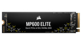 Corsair MP600 Elite SSD NVMe M.2 PCIe Gen4 x4 de 2 TB - M.2 2280 - Lectura Secuencial de hasta 7.000 MB/s - NAND 3D TLC de Alta Densidad - Negro
