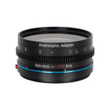SIRUI 1.25x T2.9 Adaptador anamórfico con Enfoque único Frontal, Rosca Trasera de 82mm con Anillos (67mm, 72mm, 77mm, 92mm), Adaptador de Lente anamórfico Adicional para Lentes de Cine de la cámara