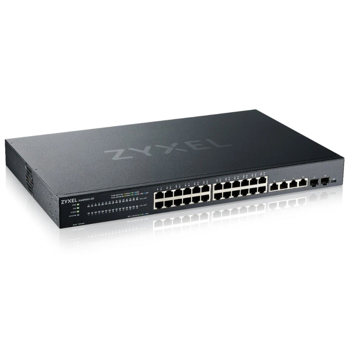 ZYXEL 24-Port Multi-Gig Lite-L3 Conmutador Smart Managed Switch con 6 Puertos 10G Uplink (4 Copper/2 SFP+) [XMG1930-30]