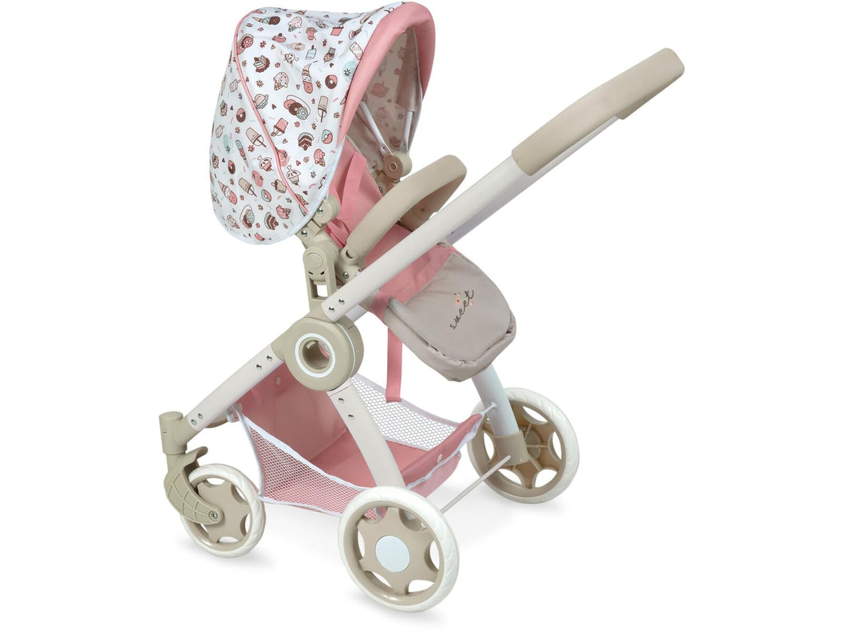 DE CUEVAS TOYS Coche Muñeca 3 X 1 Plegable Sweet 41X62X70Cm