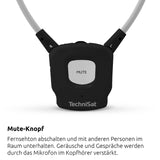 TechniSat STEREOMAN ISI 3 - Auriculares inalámbricos estéreo para televisores y Equipos de música con Base de Carga, Color Negro