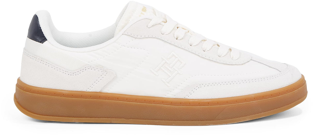 Tommy Hilfiger Court Sneaker Mujer Heritage Low Top, Marfil (Ancient White), 38