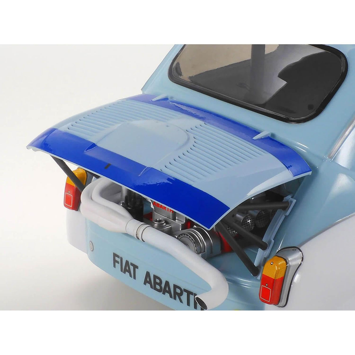 Tamiya 58721 1:10 RC FIAT Abarth 1000TCR MB-01 - Coche teledirigido, vehículo, modelismo, ensamblaje, Hobby, Kit RC, sin Pintar