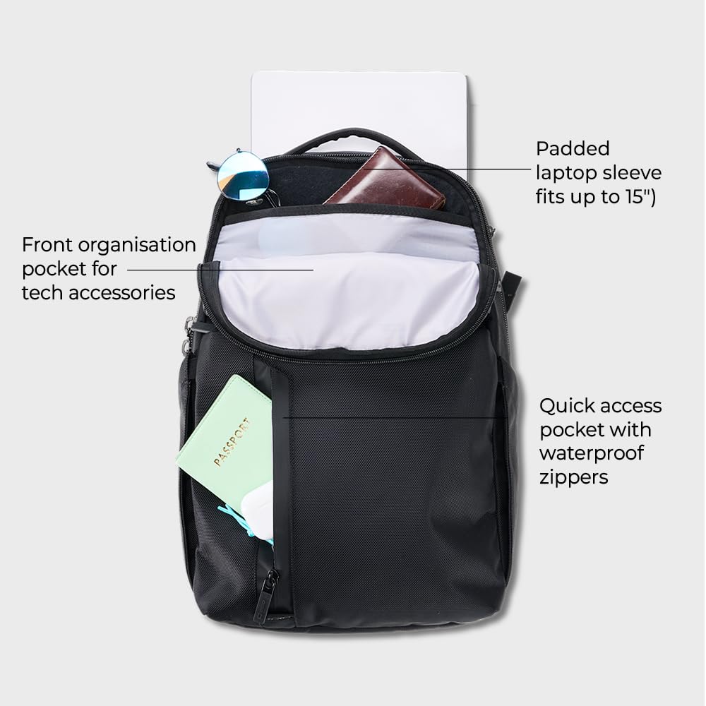 OGIO Callaway Mochila unisex Pace Pro de 20 L, color negro, Black, 20 Long